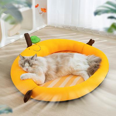 Spring and Summer Cute Fruit Backrest Cat Nest Dog Mat Nest Taiwan Dollar Bichon Dog House Dog Mat Pet Cooling Nest