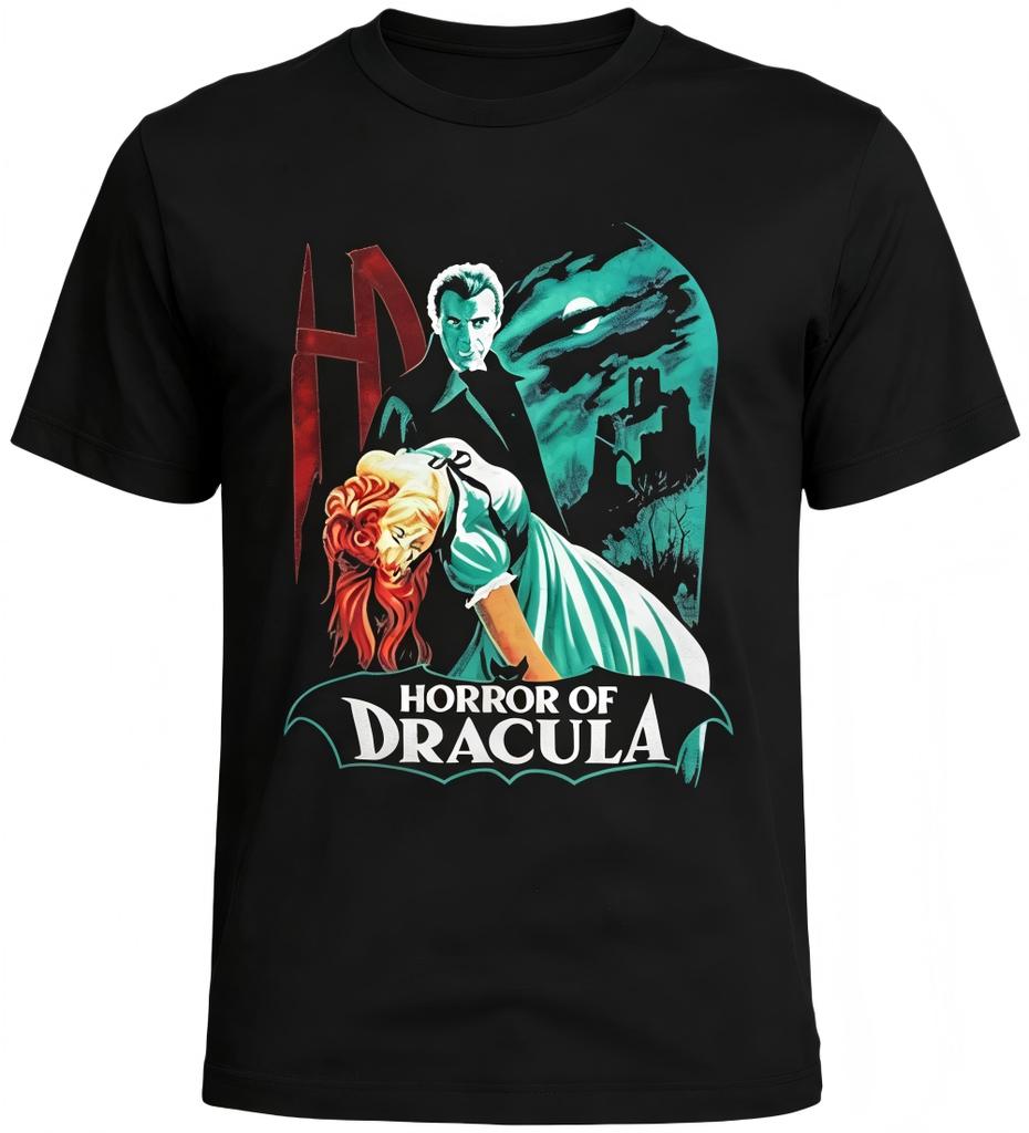 T-Shirt Horror of Dracula Retro Movie Graphic Tee
