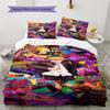Chainsaw Man Pattern Bedding,Quilt Set Quilt Cover Pillowcase Home Birthday Gift (1 * duvet cover + 2 * pillowcase, without core)