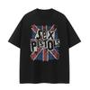 Sex Pistols Sex Pistols Retro American Street Sense Grey VTG Rock Unisexs Summer Shortsleeved Tshirt