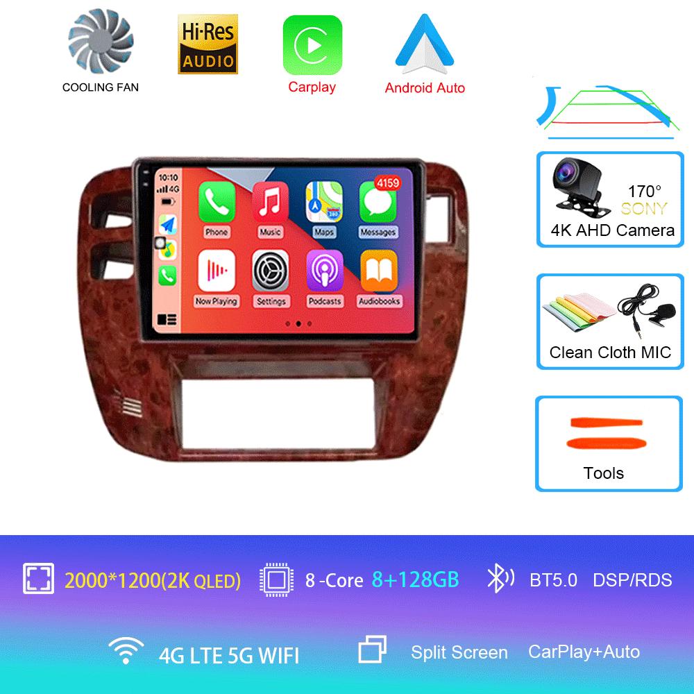Android 14 Car Radio For For Nissan Patrol 1997-2005 CarPlay Stereo GPS Navigation Multimedia Video Player Autoradio Audio 4G