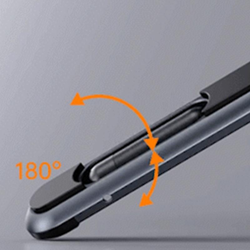 Ergonomic Adjustable Tablet Phone Stand with Multi Angle Positions for Healthy Postures Support Foldable Portable Design