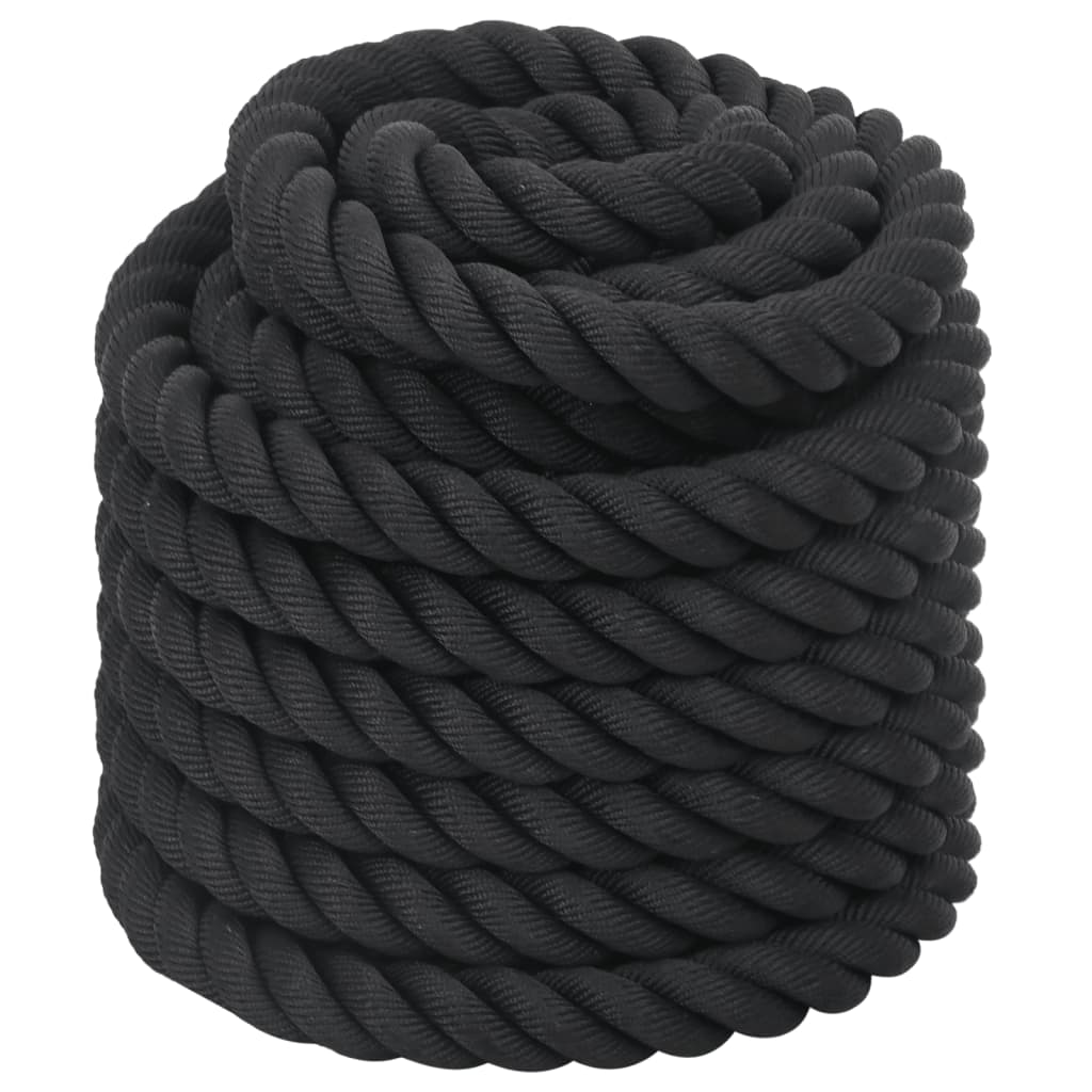 Vidaxl Lina Treningowa, Czarna, 15 M, 11 Kg, Poliester