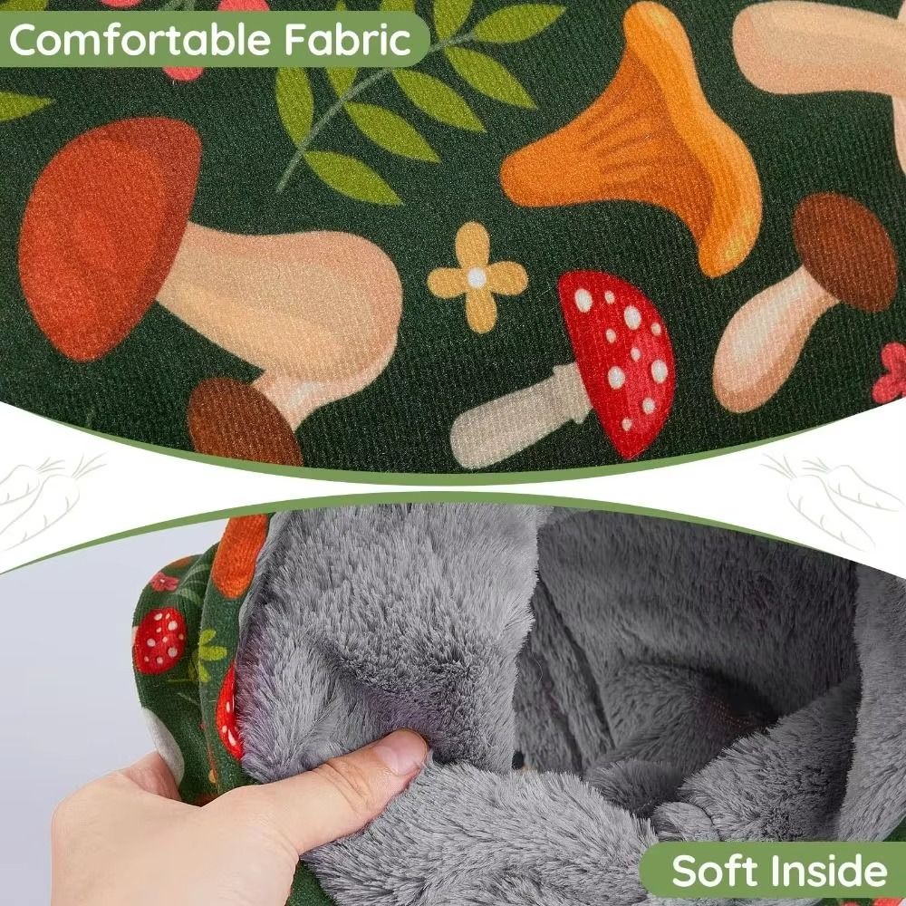 Warm Guinea Pig Tunnel House Thickened Pet Collapsible Tube Toy  Playtime Activity