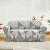 1pc Stretch Sofa Slipcover Non-slip Sofa Cover With Skirt Geometry Couch Cover for Bedroom Office Living Room Home Decor