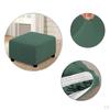 1pc Stretch Ottoman Covers Jacquard Slipcover Footstool Footrest Cover Removable Furniture