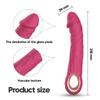Glans Vibrator 10 Speeds Clitoral Stimulator Women Sex Toy Silicone Material Low Noise Design
