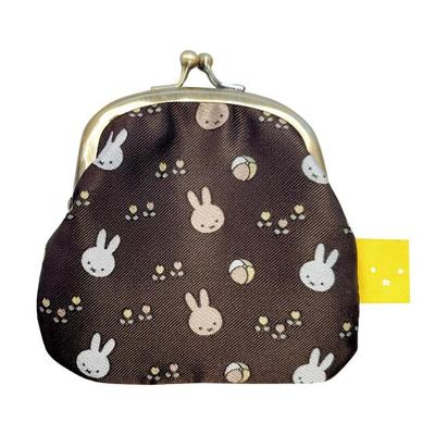 Miffy Jacquard Verschluss Braune Geldbörse, Kugel,
