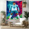 Cristiano Ronaldo Vægdekoration Vægtæppe Kunst Til Kæledyrs Mindesmærke Fødselsdag Bryllupsfest Baggrund Familiegave
