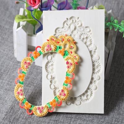 Silicone Mold Frame Shape Baking DIY Craft  Pastry Fondant Chocolate Mold Cake Decorating Tools