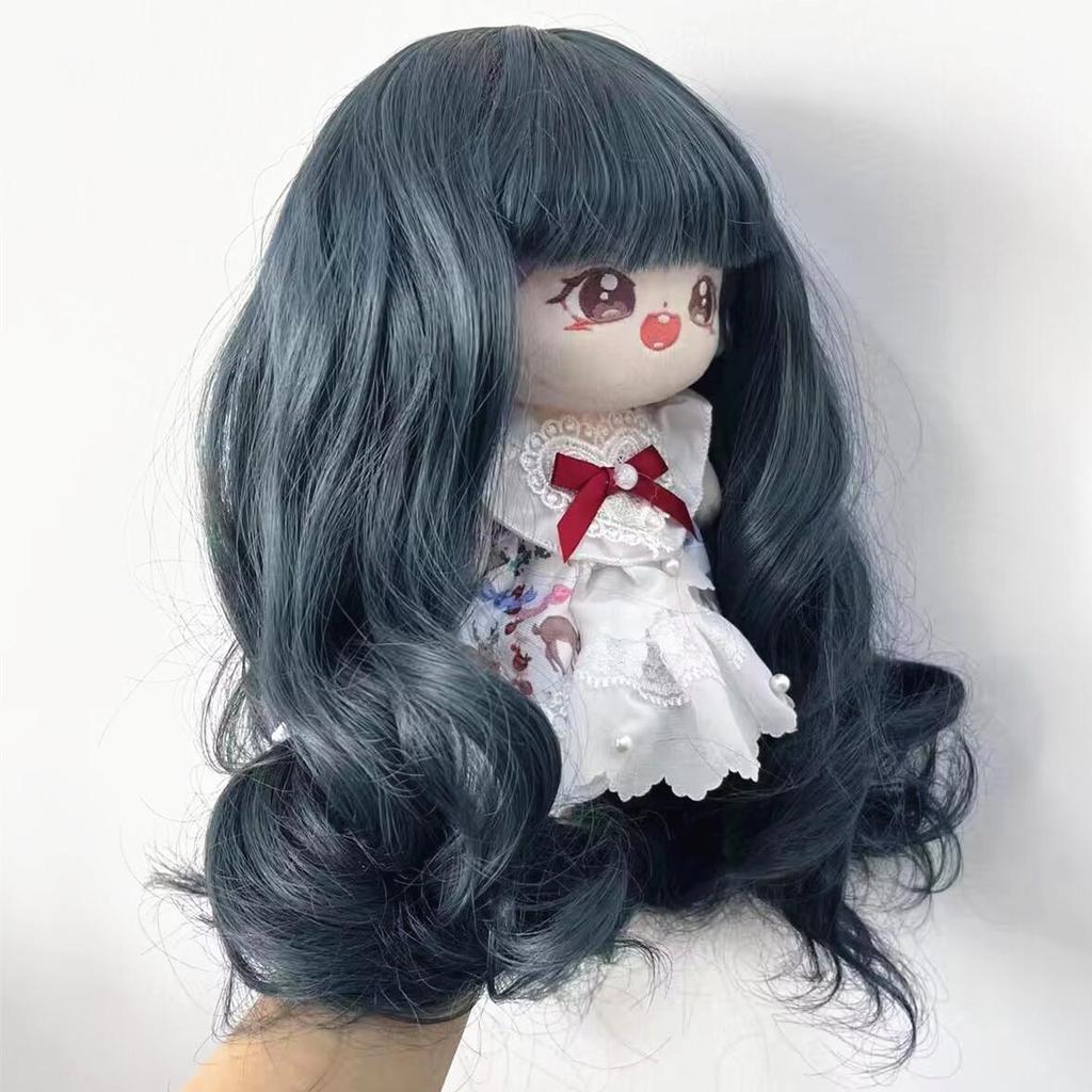 20CM Cotton Doll Wig for Male and Female Dolls - Headgear and Hair
