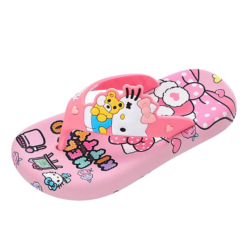 Entzückende rutschfeste Flip-Flops für Mädchen im Alter von 2-8 Jahren – Weiche Sommersandalen für Zuhause oder den Strand