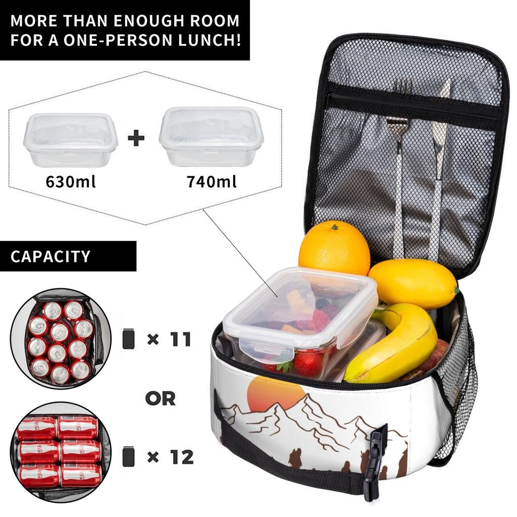 The Fellowship Insulated Lunch Bag for Women Children Leakproof Food Boxes Thermal Lunch Box Tote