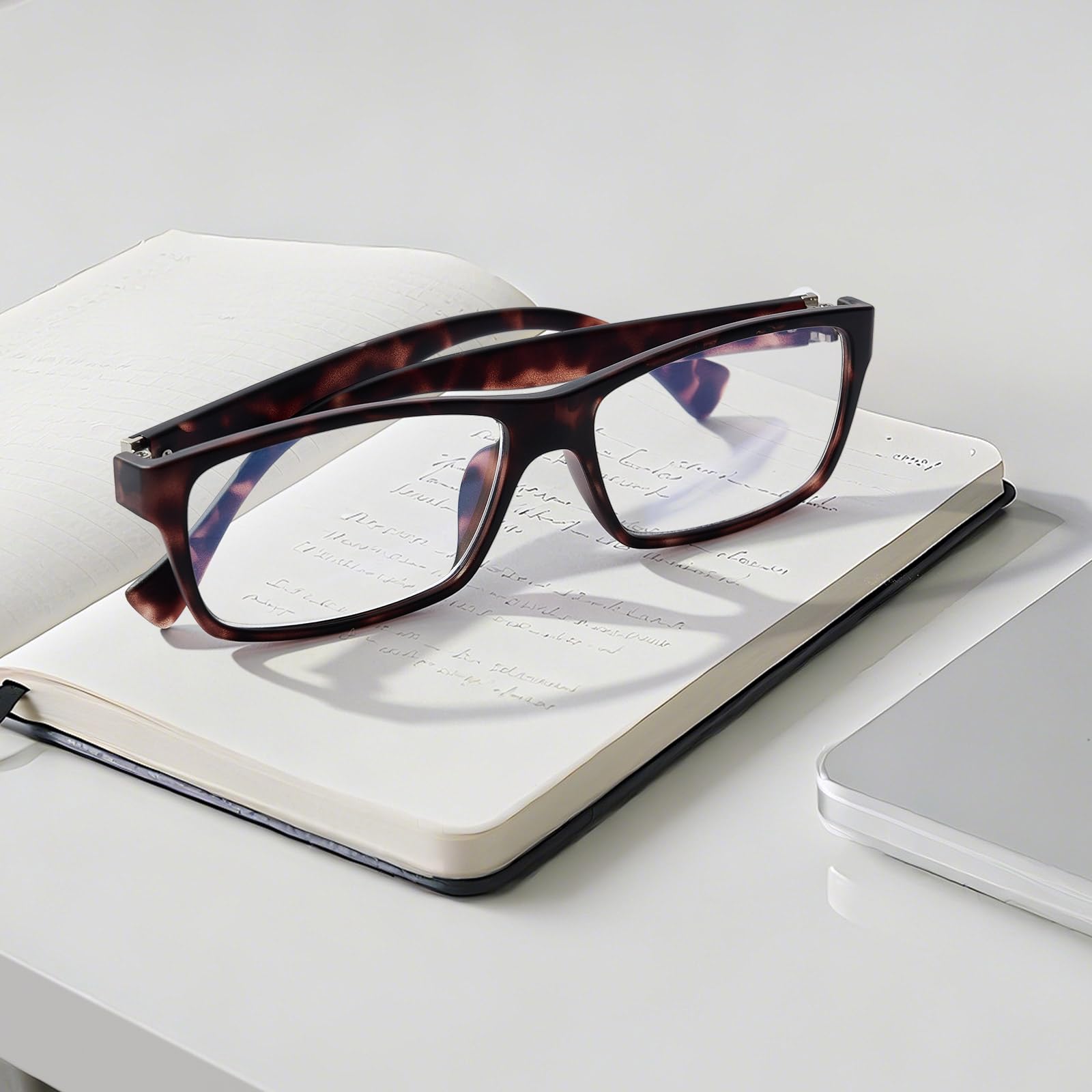 

CEETOL Очки для чтения для мужчин и Стильные очки для чтения с защитой от синего света, Классические одинарные очки для чтения с памятью формы и УФ-защитой, для и до Черные Деми Женские, Блокирующие,