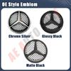 C200 E300 2026 Hot Chrome Silver OE Style Emblem Front Grille Star Emblems Logo For Mercedes Benz B W245 C W204 C300 C250 GLK X2
