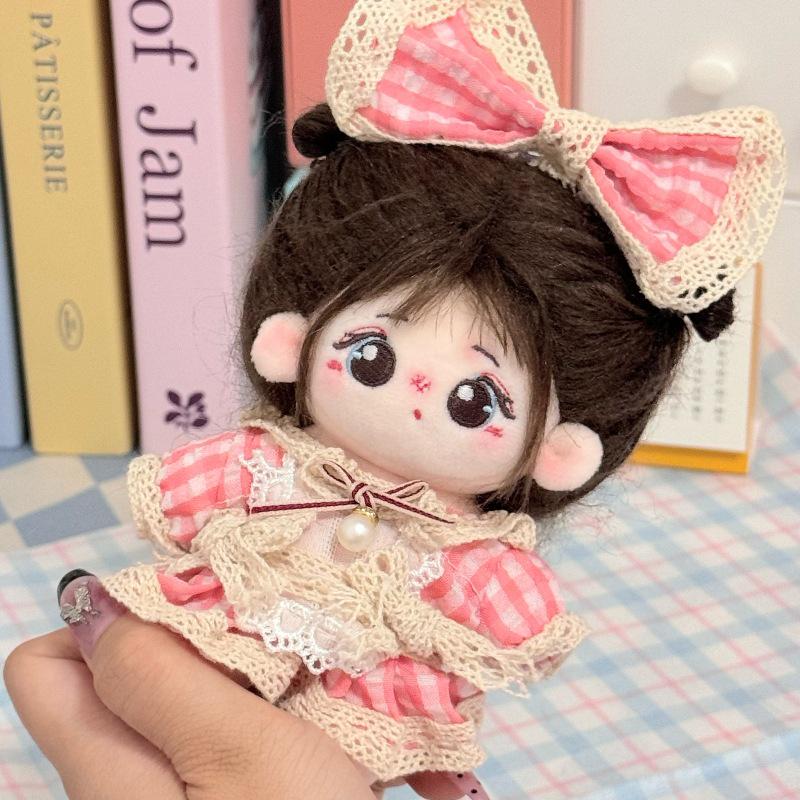 

Одежда для кукол 10 см: Комплект хлопкового платья горничной 20 см для плюшевых кукол