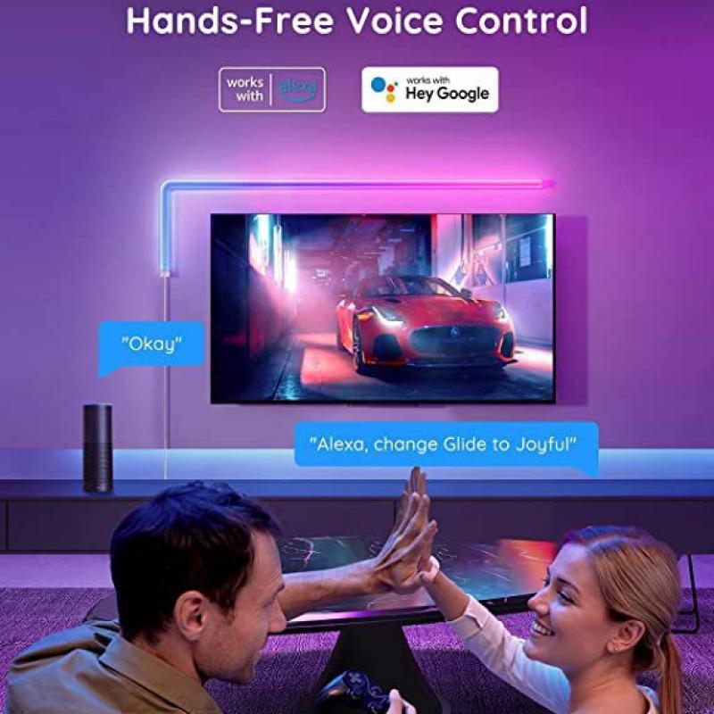 Ambient Wall Light Remote Control Atmosphere Light Illusion Corner Light RGB Colorful Fill Light Decoration Pickup Rhythm Lights