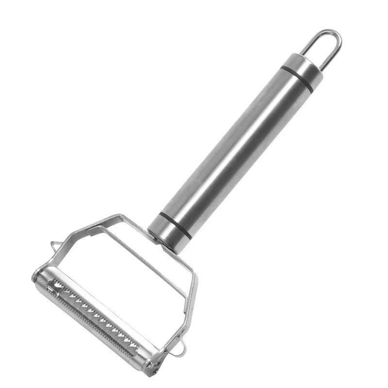 Stainless Steel Dual-Head Vegetable Peeler and Grater