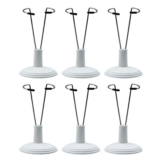 Adjustable Doll Display Stands Metal Plush Toy Holder for 4-8 Inch Dolls Easy Assembly Doll Accessory Organizer for Showcase Home Decor