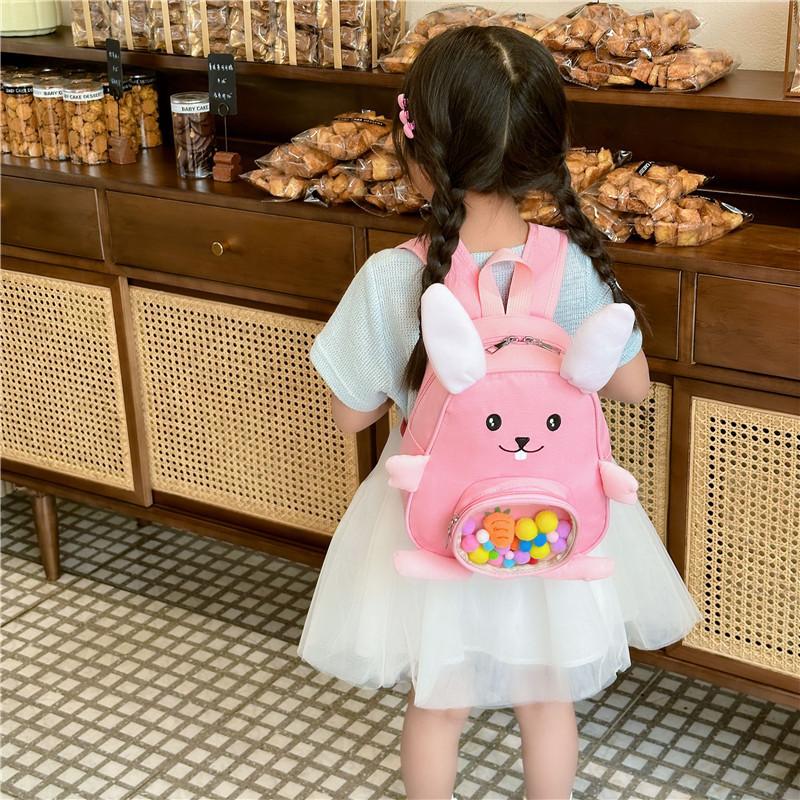Adorable Lightweight Bunny Backpack For Kids Age 3 To 6 With Comfortable Air Cushion Straps