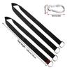 One Pair Tree Swing Hanging Kit Hammock Straps Rope Carabiner 350 KG Load Capacity OutDoor Camping Hiking Hammock Hanging