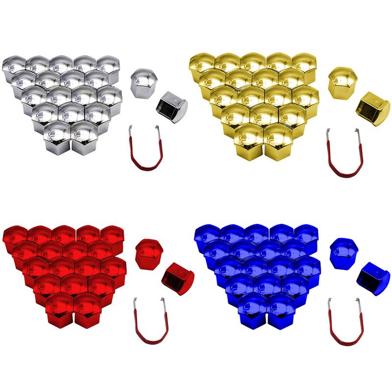 20Pcs 17/19/21mm Caps for Bolts Wheel Bolts Plugs Caps Anti-Rust Screws Cover Wheel Nuts Cap Decoration Styling Car Accessories