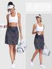 [YIRUIYA] Running Skirt, Plus Sizes, Skort, Golf Skirt, Women's Tennis Skirt, Pleated Skirt, Inner Shorts, Pockets, Lightweight, Breathable, Sweat-Wic