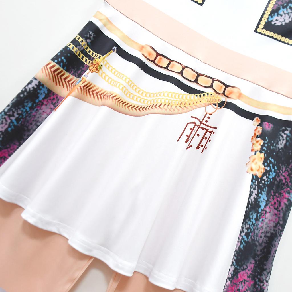 Children's Fun Printed Half Body Skirt Pants And Jumpsuit