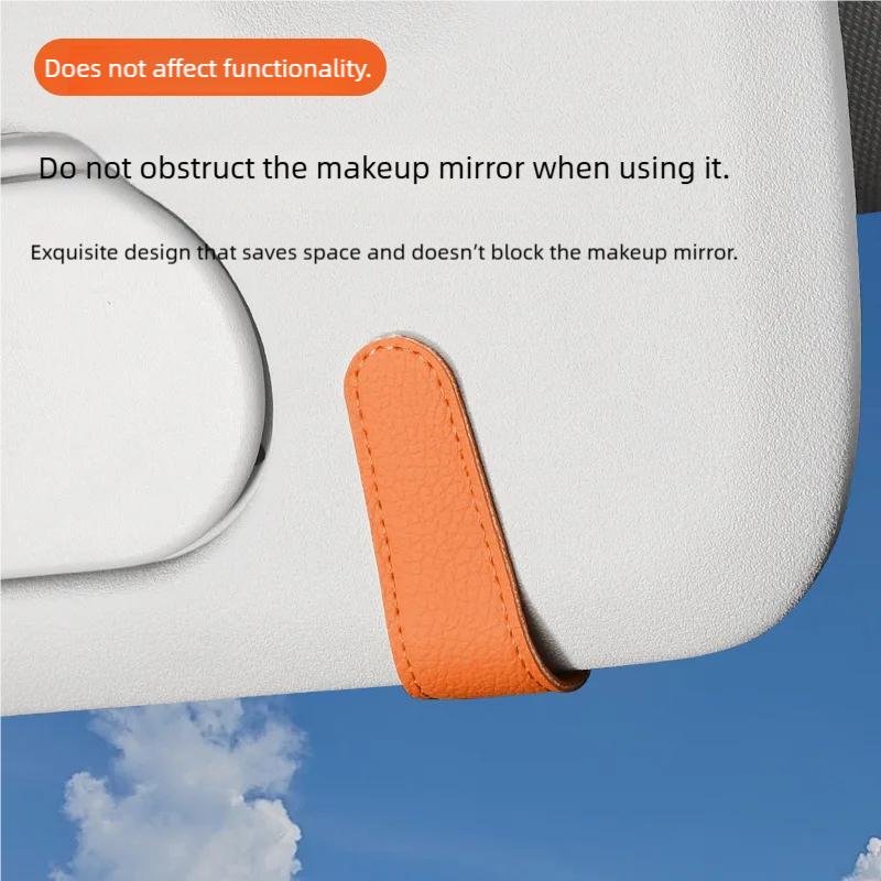 Suitable for Subaru XV Legacy Forester Outback car glasses holder multi-function sun visor bill card holder mbi0