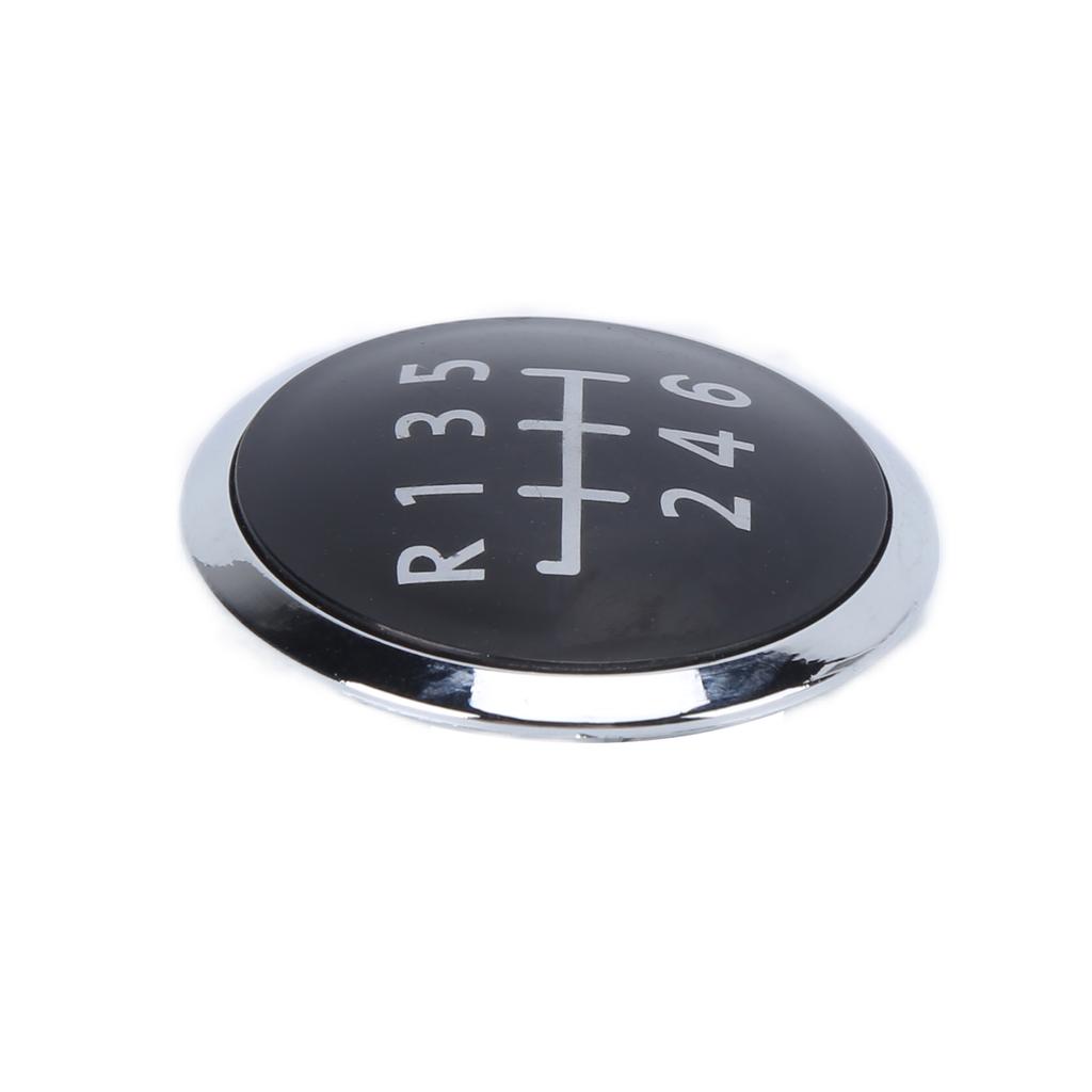 6 Speed Gear Shift Knob Cover Cap Black ABS Replacement for T5 Transporter 2003‑2010