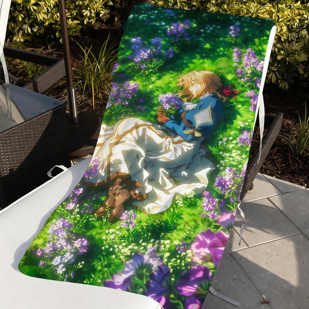Anime V-Violet E-Evergarden Towel Sports Quick Dry Travel Camping Gear Sandproof Soft Light Large Beach Towel