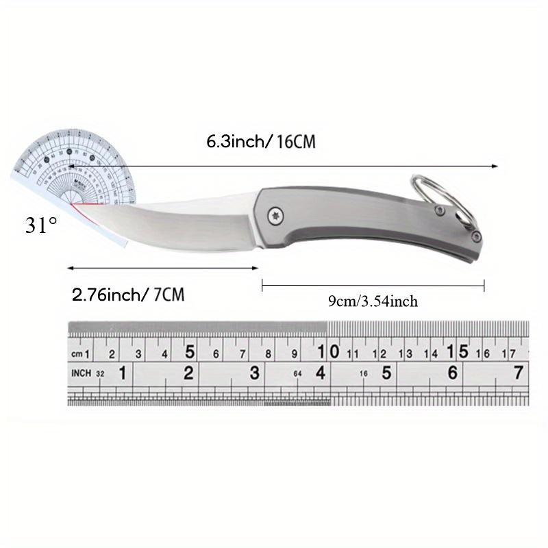 D2 Steel Folding Pocket Knife High Hardness EDC Tool for Camping Hiking Household Box Cutter Express Unpacking