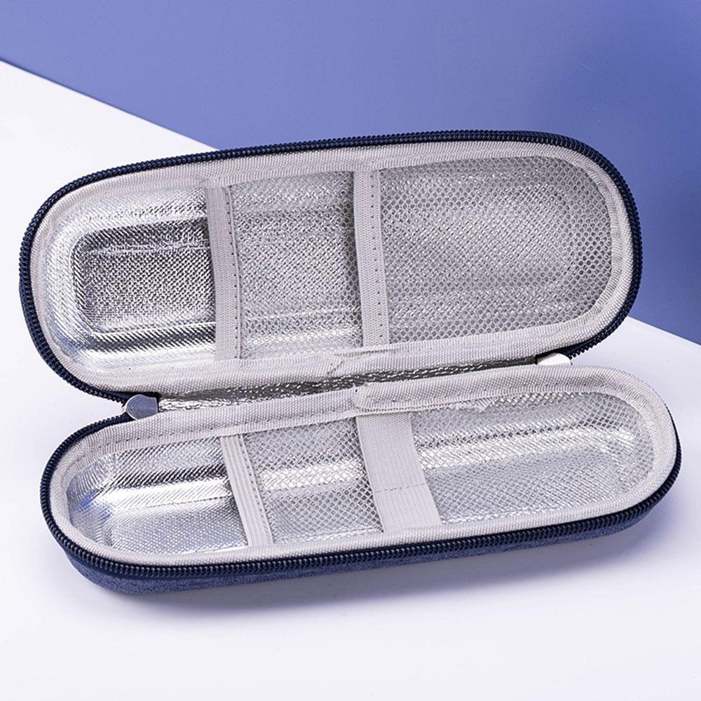 Durable EVA Insulin Cooling Bag Waterproof Thermal Insulated Pocket Pill Protector Medicine Travel Cooler for Diabetics