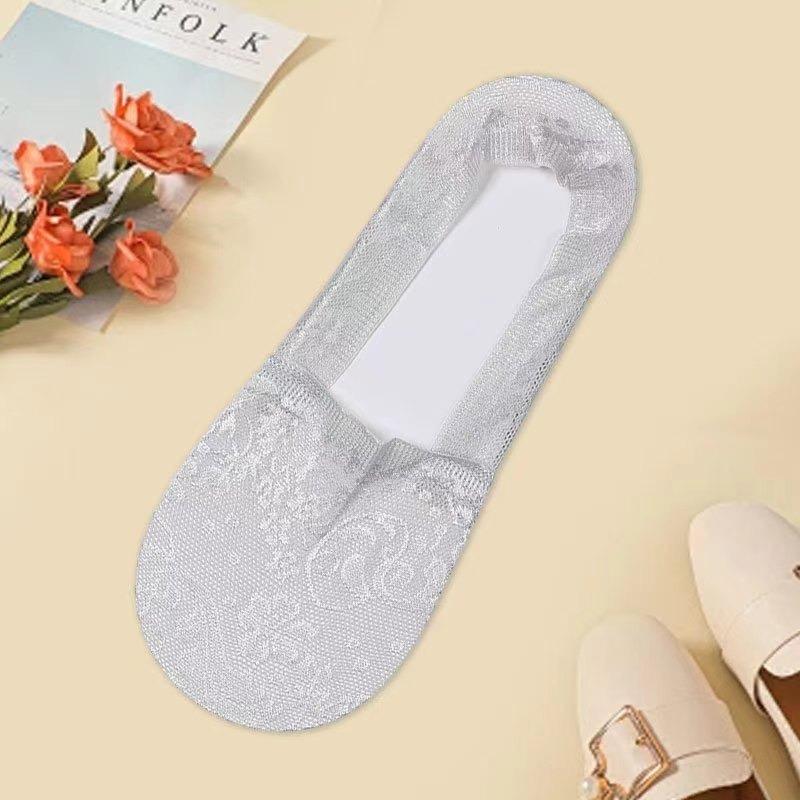 Summer Lace Flower Short Sock Invisible Low Cut Women Sock