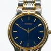 Used 408 SEIKO Men's Watch Quartz Working Blue Dial Combination