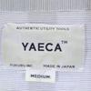 YAECA made in Japan stripe Long sleeve Tunic M Gray shirt Women Used