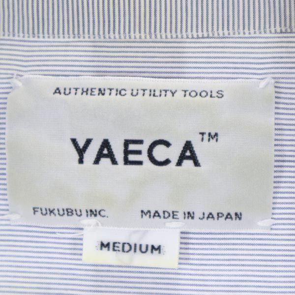 YAECA made in Japan stripe Long sleeve Tunic M Gray shirt Women Used