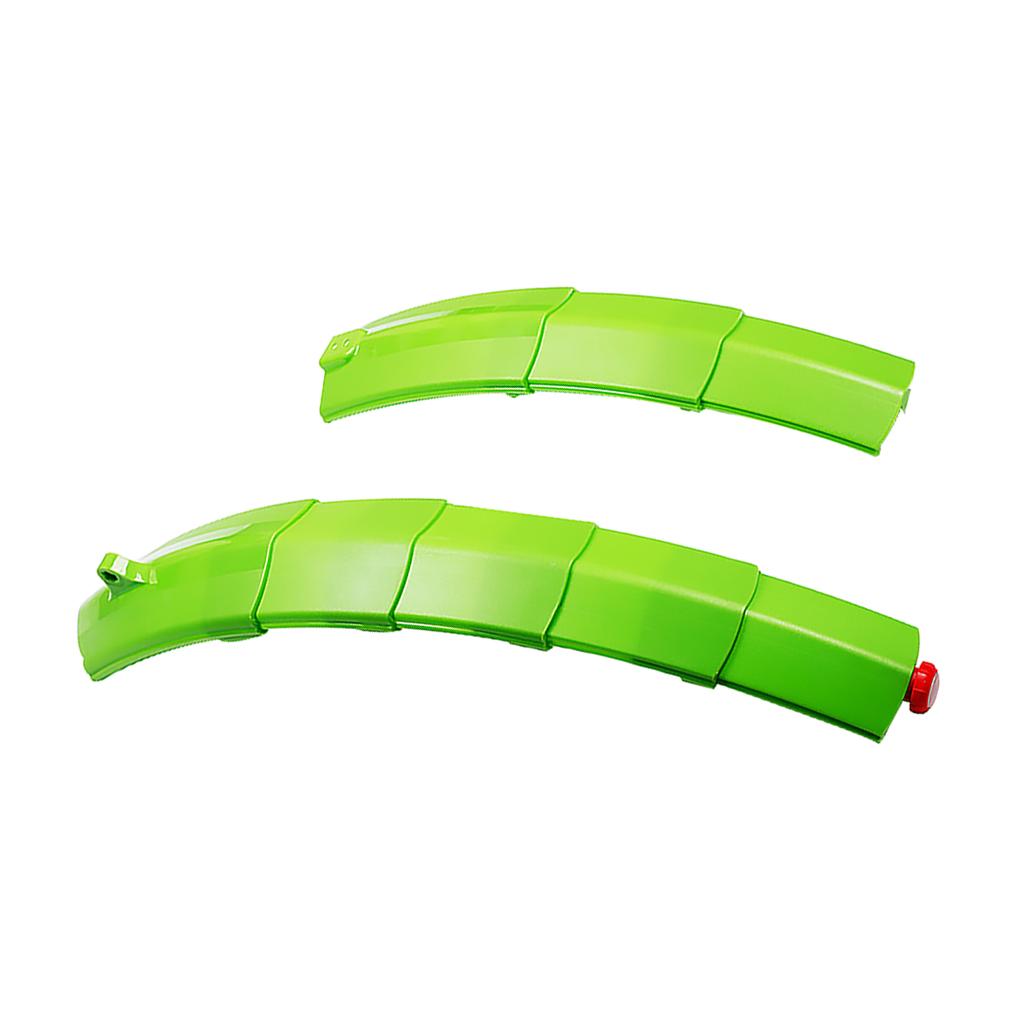 1 Paar Teleskopische Faltbare Schutzbleche Rennrad Vorne/Hinten Schmutzfänger Mit Rücklicht Fahrrad Schutzblech Fahrrad Schmutzfänger