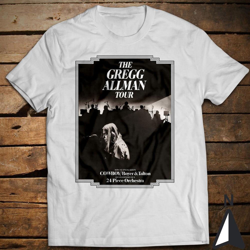 Classic Music Album T-Shirt The Allman Brothers Band Gregg Allman Tour Concert Unisex T-Shirt XL