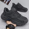 Scarpe Sportive Casual da Uomo Estive in Rete Traspirante, Calzature alla Moda Nero Unito Trendy da Papà per Studenti.
