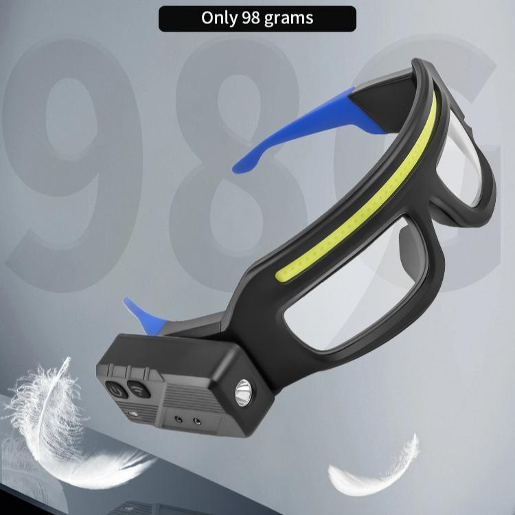 XTE Multifunctional Glasses Light TYPE-C Charging Warning Headlight Compact Portable Belt Induction Headlight