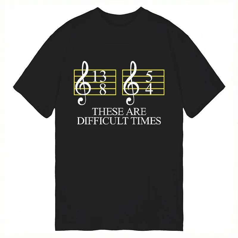 

Difficult Times Printed Cotton T-shirt Summer Men s and Women s New Clothing Fashion Casual High Quality T-shirt Street Wear ... S разноцветный