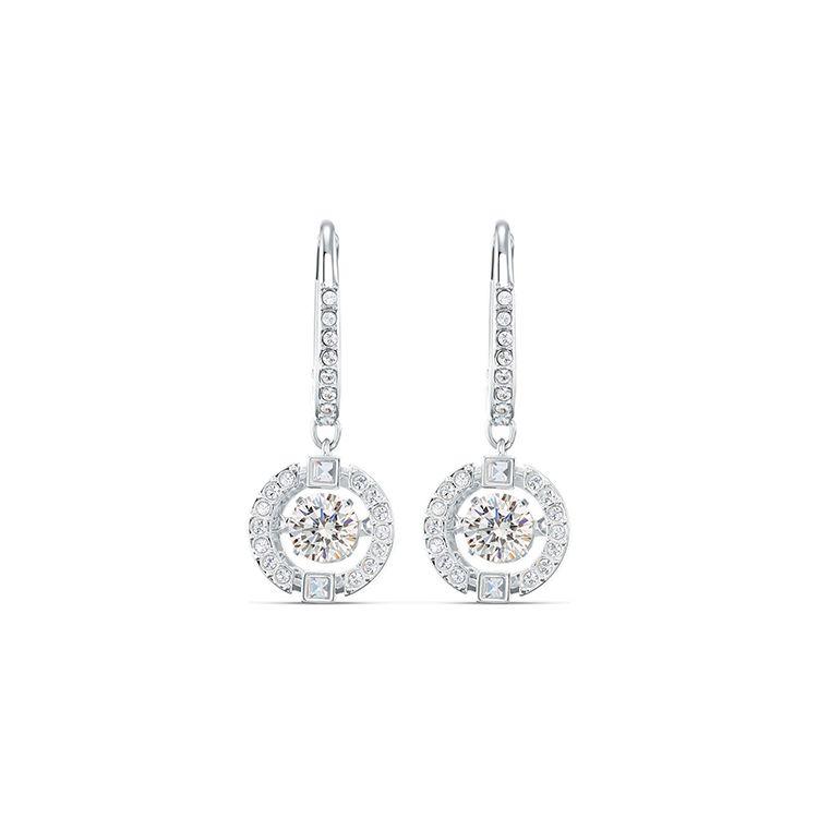 Swarovski Dancing Heart Earrings Women earrings White 5504652 Box (Random Color)