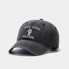 Baseball cap men's European and American washed retro embroidered cap women's outdoor travel sun protection curved brim sun hat