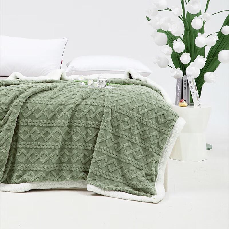 Dohia Lamb Velvet Double-Layer Warm Blanket