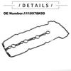 Valve Cover Gasket No.1118978K00 for Suzuki SX4 RW420 GYA51S 2.0L 4 cyl, MP J20B