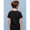 European Size Boys Round Neck Short Sleeved T Shirt with Unique English Print