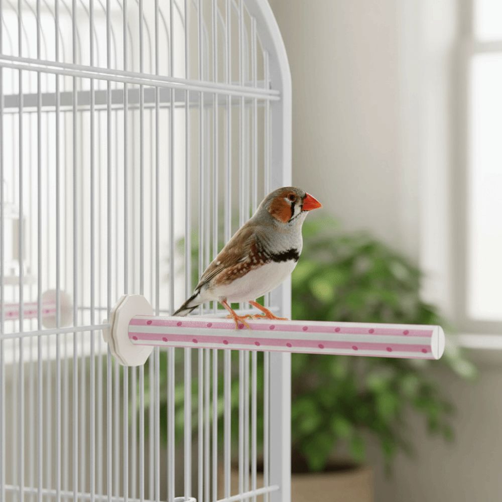 Frosted Perch Parrot Claw Grinding Rod Wear-resistant Non-slip Bird Station Rack Easy Installation Comfortable