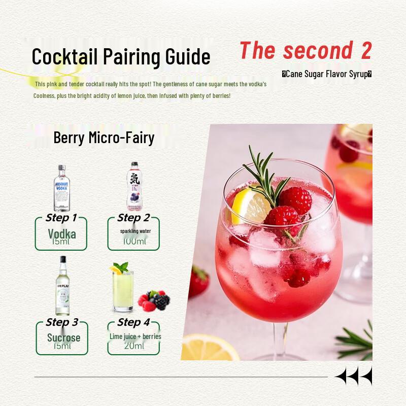 Mr. Play Sucrose Flavor Cocktail Syrup, 700ML