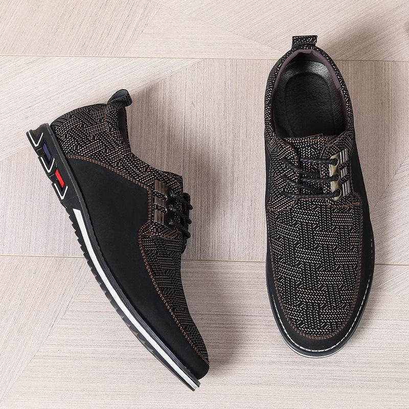 

Men s shoes large size versatile casual leather shoes trend one-pedal loafers driving shoes Wenzhou shoes 202550 50